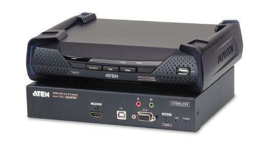 ATEN 4K HDMI KVM, OverNet, rack, USB,audio, RS-232
