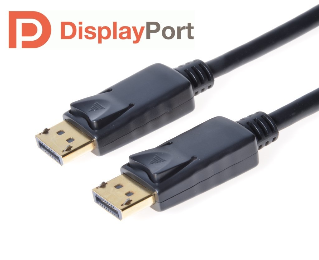 PremiumCord DisplayPort 1.2 přípojný kabel M/M, zlacené konektory, 0,5