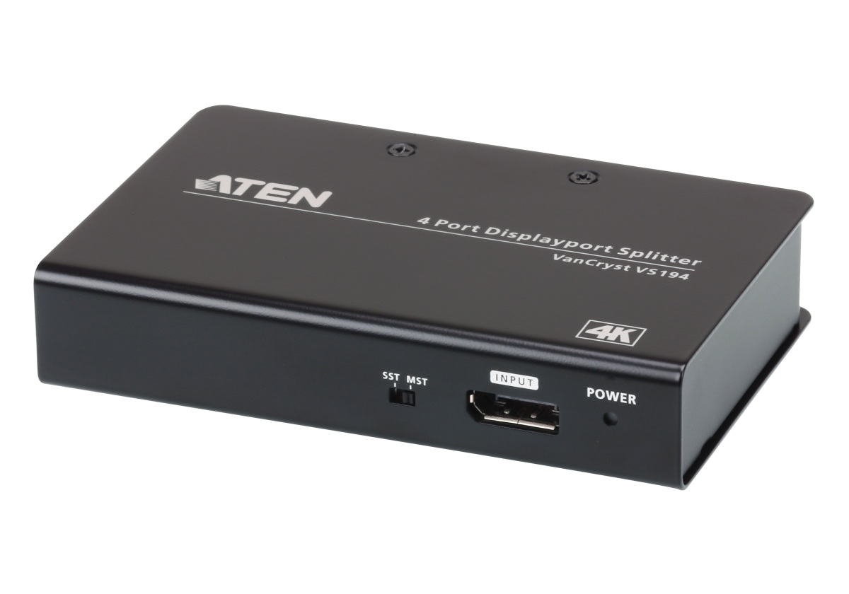 ATEN 4 port DisplayPort rozboč. 4K@60Hz, SST/MST