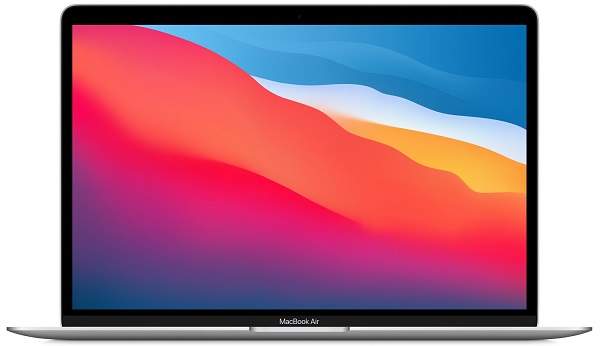 Apple MacBook Air/M1/13,3"/2560x1600/8GB/256GB SSD/M1/Big Sur/Silver/1