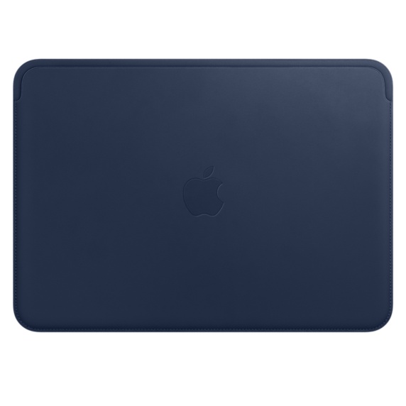 Leather Sleeve pro MacBook 12 - Midnight Blue