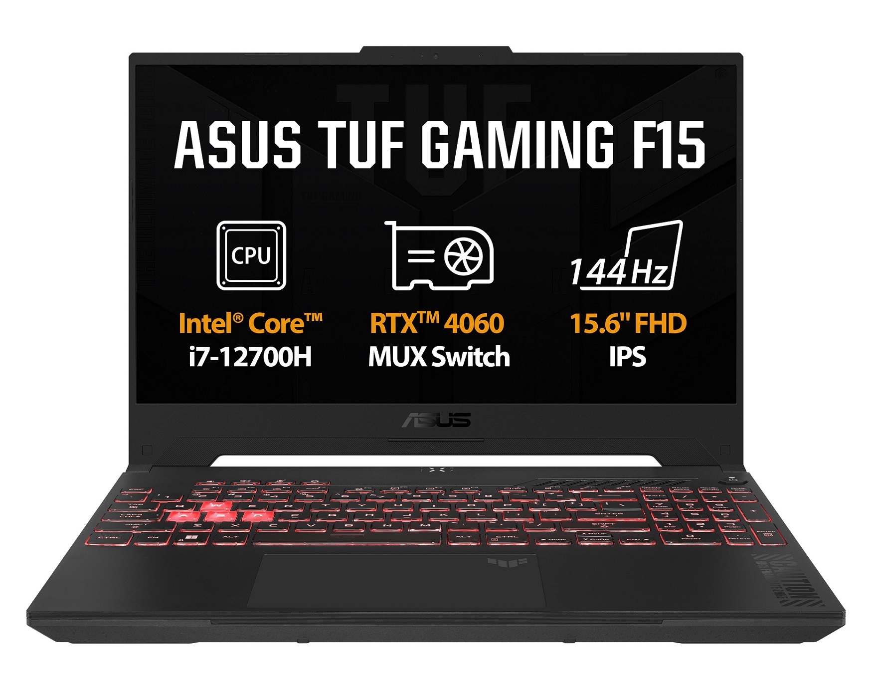 ASUS TUF Gaming F15/FX507ZV4/i7-12700H/15,6"/FHD/16GB/512GB SSD/RTX 40