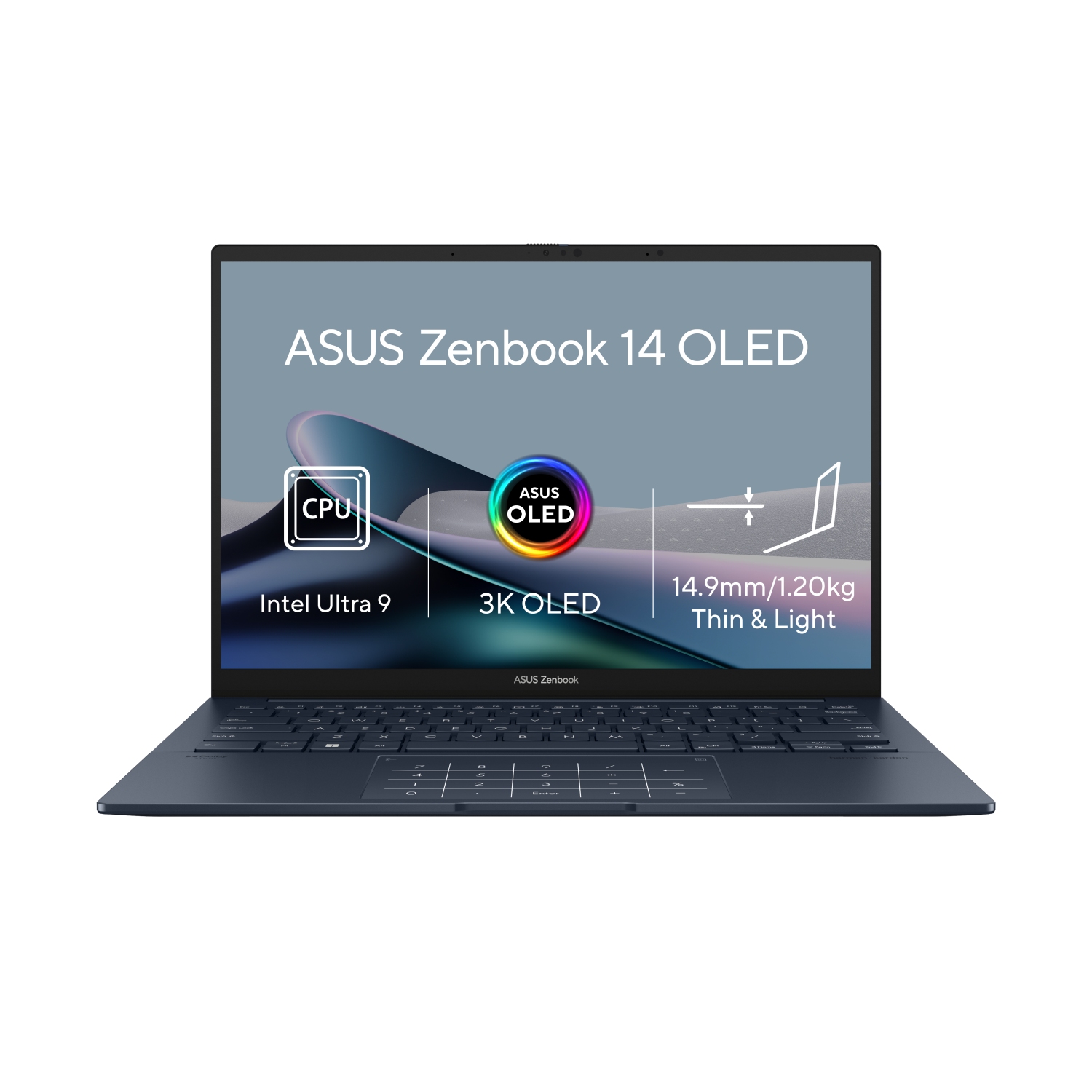 ASUS Zenbook 14 OLED/UX3405MA/U9-185H/14"/2880x1800/T/32GB/1TB SSD/Arc