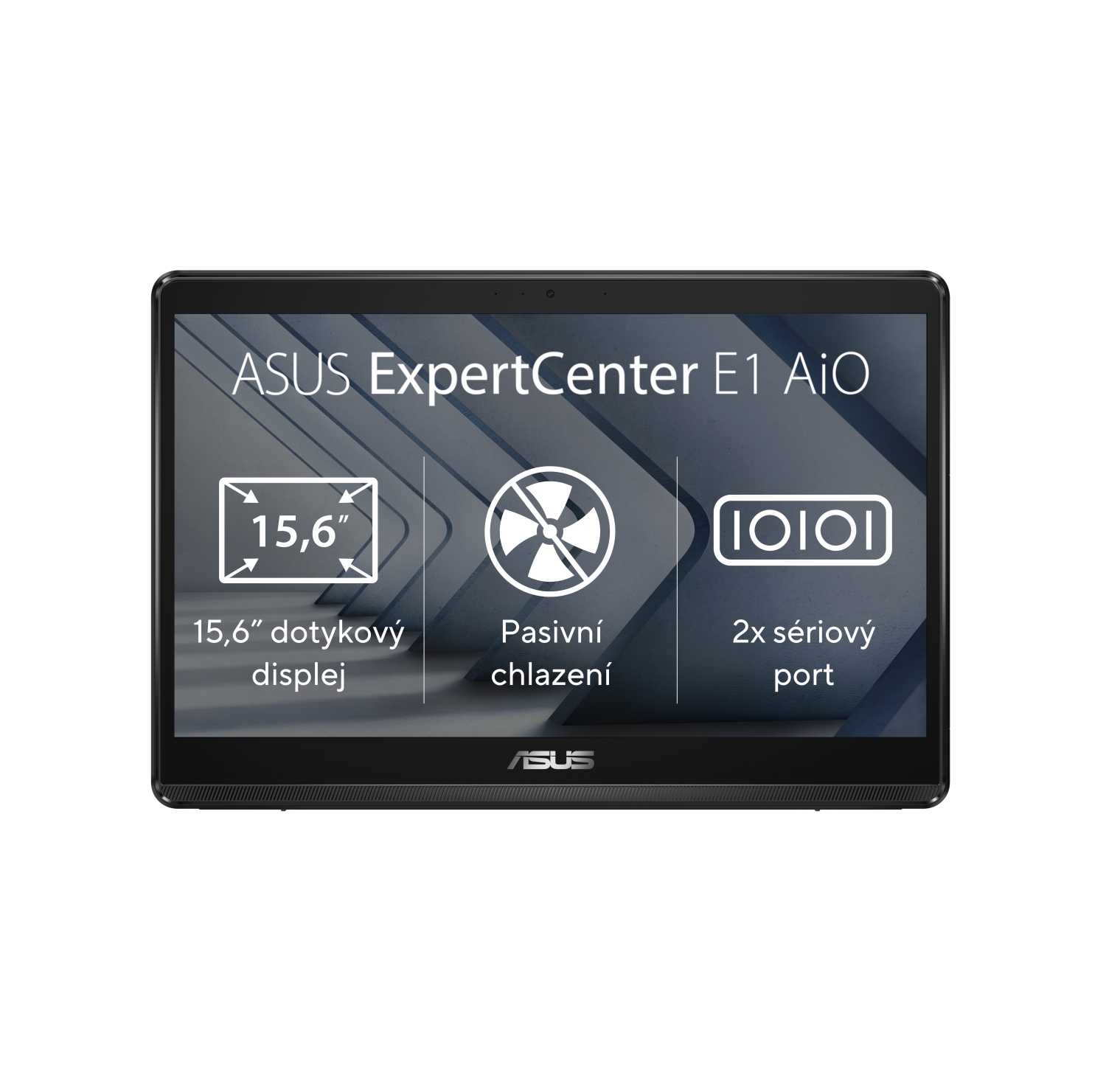 ASUS ExpertCenter/E1 AiO (E1600)/15,6"/1366 x 768/T/N4500/4GB/128GB SS