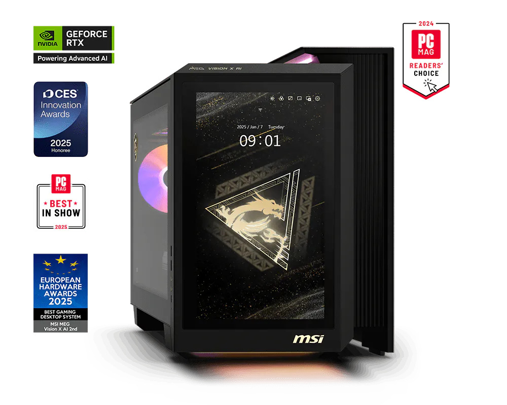 MSI MEG Vision X/AI 2NVV9-289EU/Tower/U9-285K/64GB/2TB/RTX 5080/W11H/3