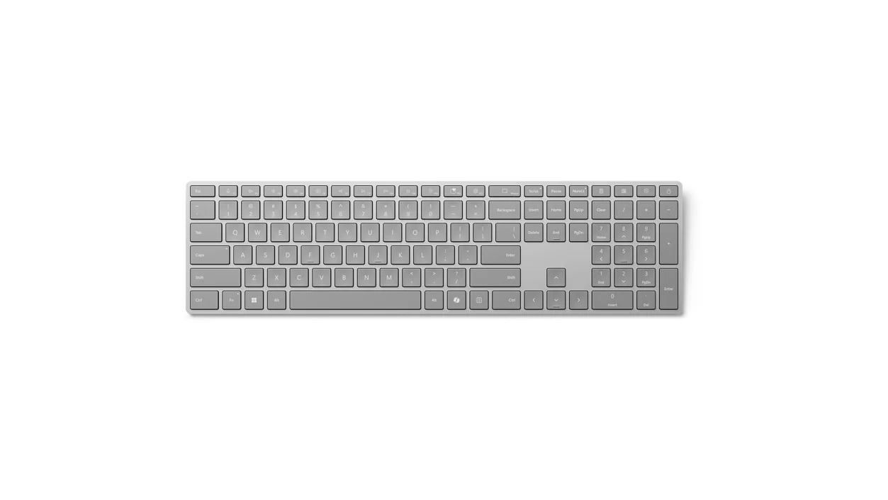 Microsoft Surface Keyboard (2. edice)/Bezdrátová Bluetooth/CZ-SK layou