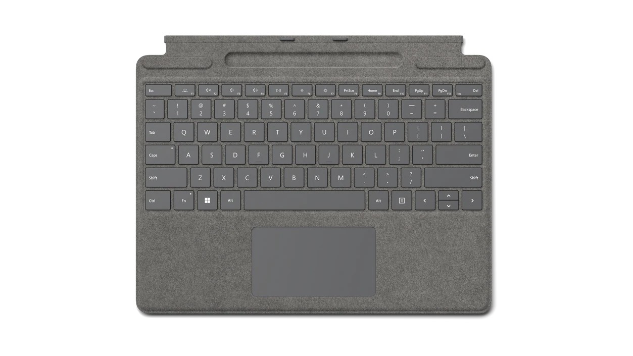 Microsoft Surface Pro Signature Keyboard (Platinum), Commercial, CZ&SK