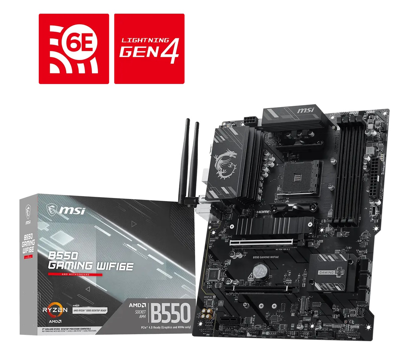 MSI B550 GAMING WIFI6E/AM4/ATX