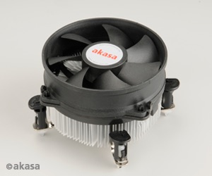AKASA chladič CPU - Intel 115x - měděné jádro
