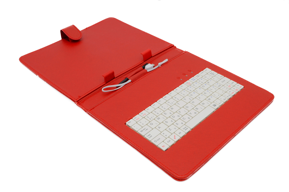 AIREN AiTab Leather Case 3 with USB Keyboard 9,7" RED (CZ/SK/DE/UK/US.. layout)