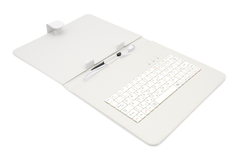 AIREN AiTab Leather Case 3 with USB Keyboard 9,7" WHITE (CZ/SK/DE/UK/US.. layout)