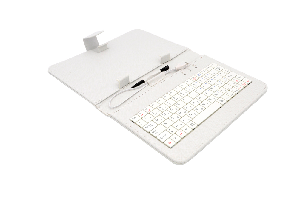 AIREN AiTab Leather Case 1 with USB Keyboard 7" WHITE (CZ/SK/DE/UK/US.. layout)