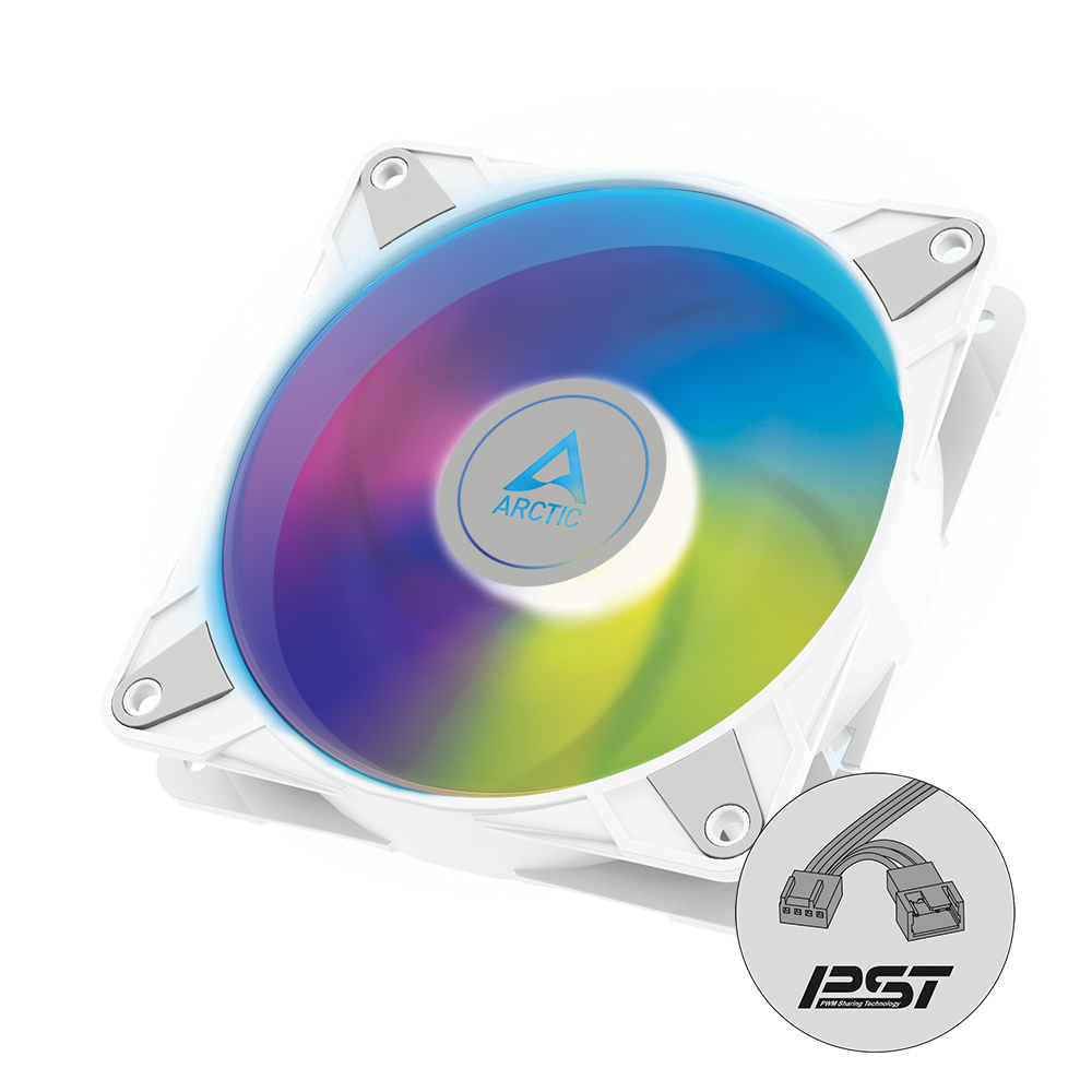 ARCTIC P12 PWM PST A-RGB 0dB – 120mm Pressure optimized case fan | PWM