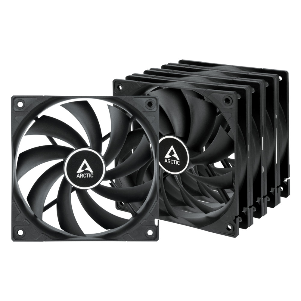 ARCTIC F12 Value Pack (Black) - ARCTIC F12 Case Fan - 120mm case fan l