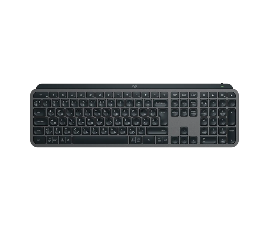 Logitech klávesnice MX keys S Graphite, CZ/SK _