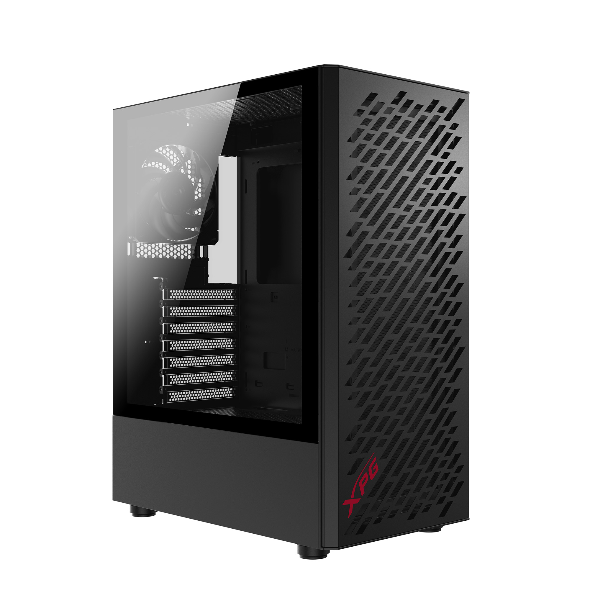 Adata XPG VALOR AIR/Midi Tower/Transpar./ern