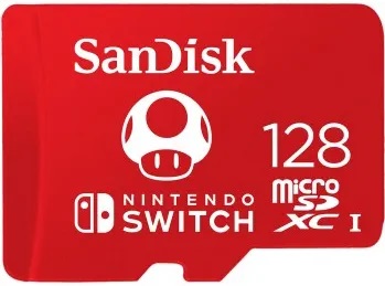 SanDisk Ninendo Switch/micro SDXC/128GB/100MBps/UHS-I U3 / Class 10/Če