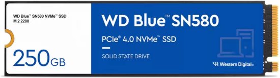 WD Blue SN580/250GB/SSD/M.2 NVMe/5R