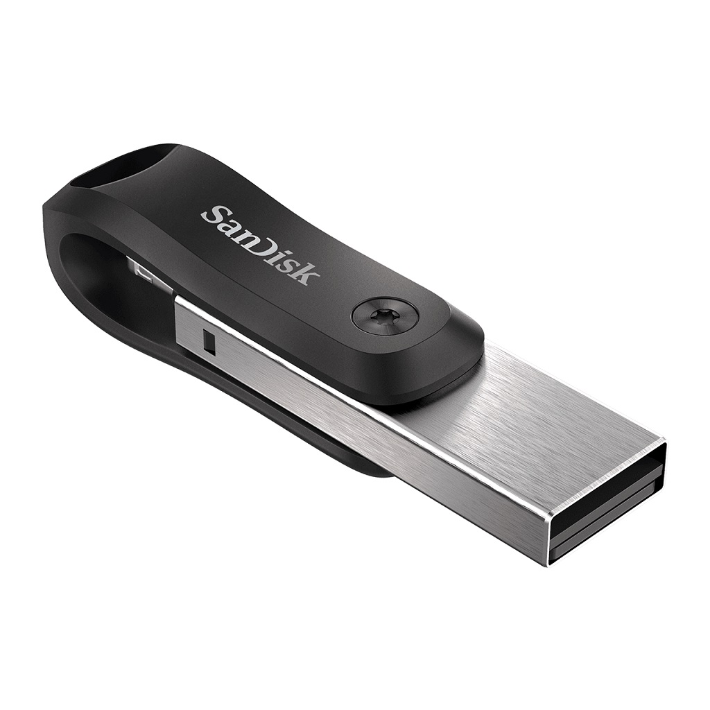 SanDisk iXpand Flash Drive Go/256GB/300MBps/USB 3.0/Lightning + USB-A/