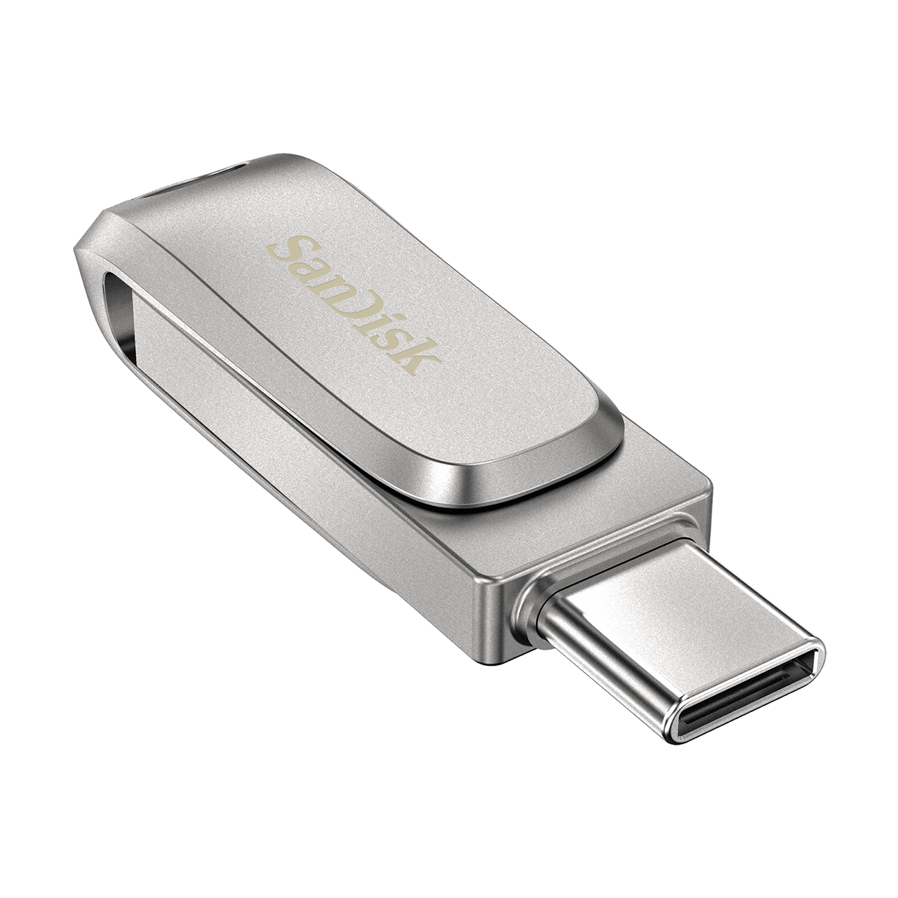 SanDisk Ultra Dual Drive Luxe/32GB/150MBps/USB 3.1/USB-A + USB-C/Stříb