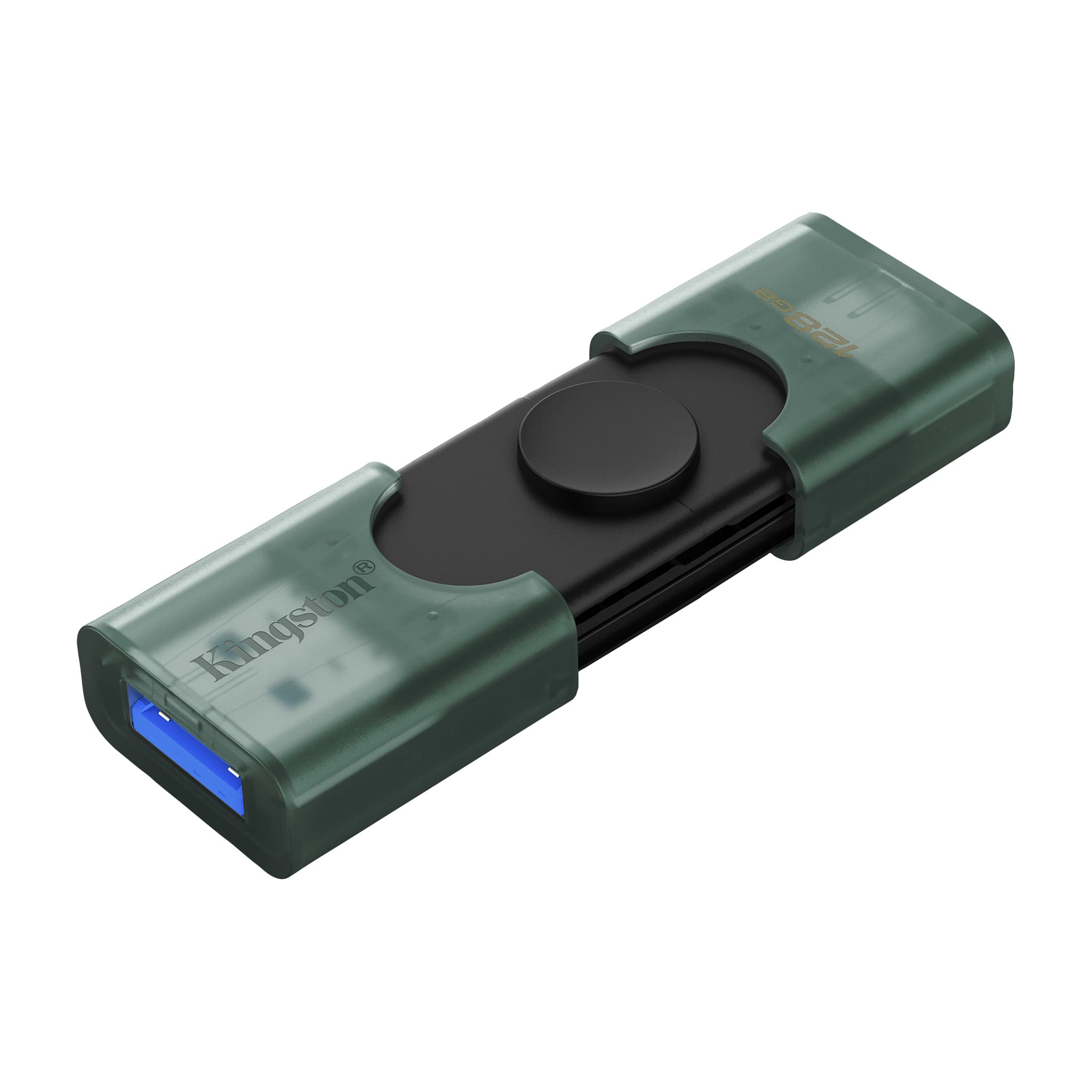 DataTraveler Duo G2/128GB/USB 3.2/USB-A + USB-C/Zelen�