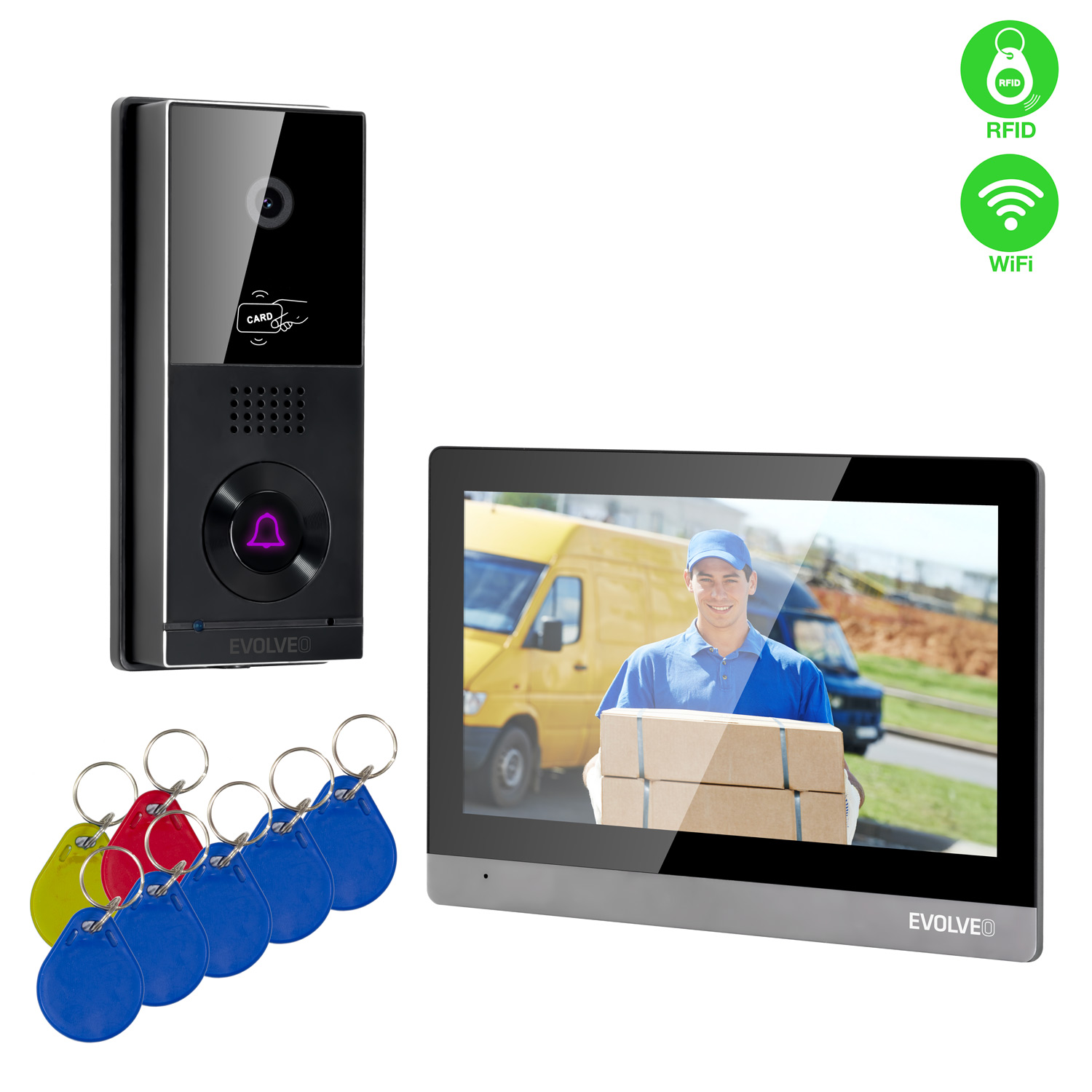EVOLVEO DoorPhone AHD10, Sada domáceho WiFi videotelefónu s ovládaním