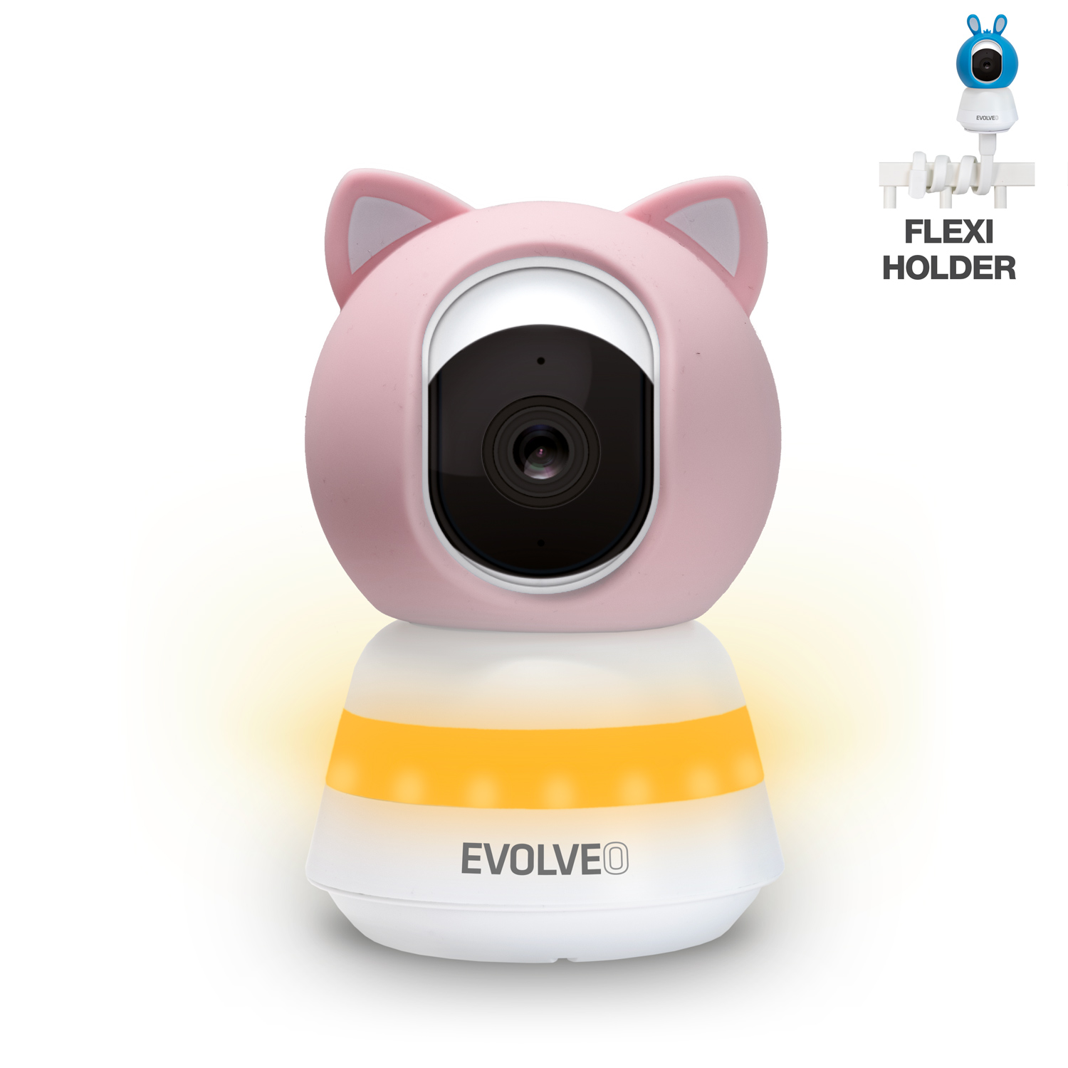 EVOLVEO Baby Monitor LUX- Múdra 360 ° videoopatrovateľka s nočným vide