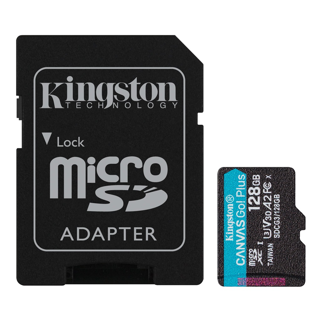 Kingston Canvas Go Plus A2/micro SDXC/128GB/170MBps/UHS-I U3 / Class 1