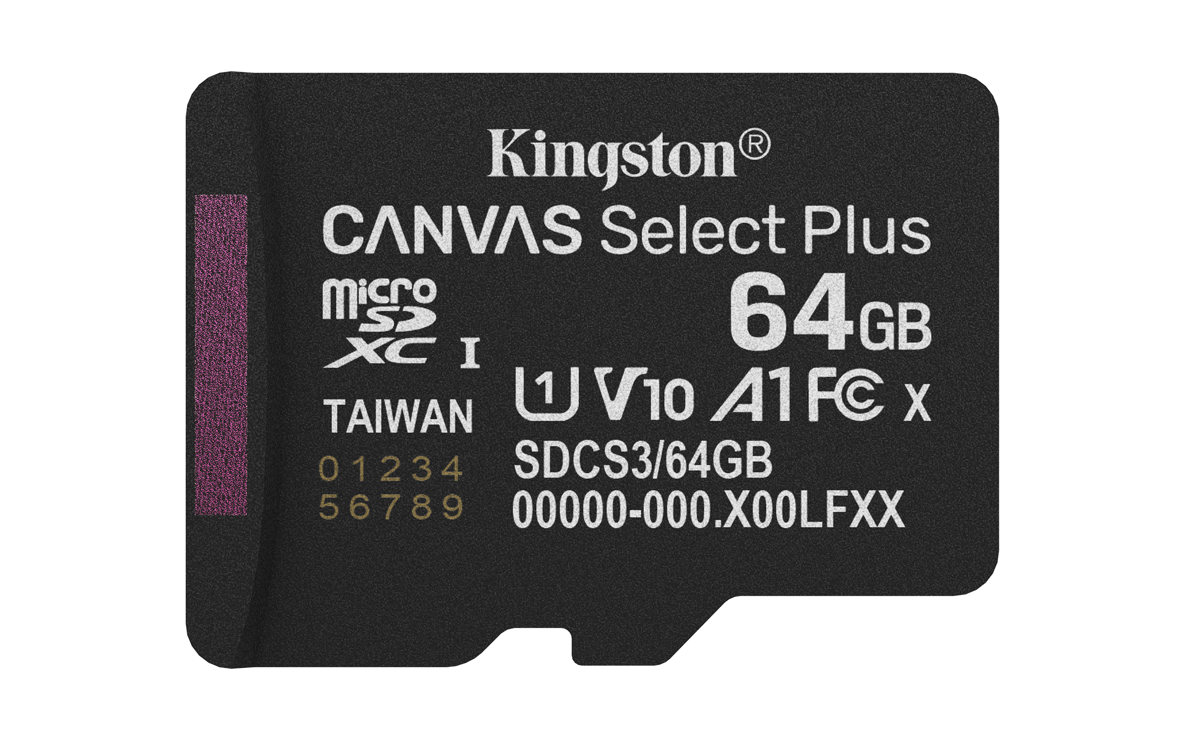 Kingston Canvas Select Plus / Micro SDXC / 64GB / UHS-I U1 / Class 10