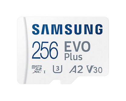 Samsung EVO Plus/micro SDXC/256GB/130MBps/UHS-I U3 / Class 10/+ Adaptér