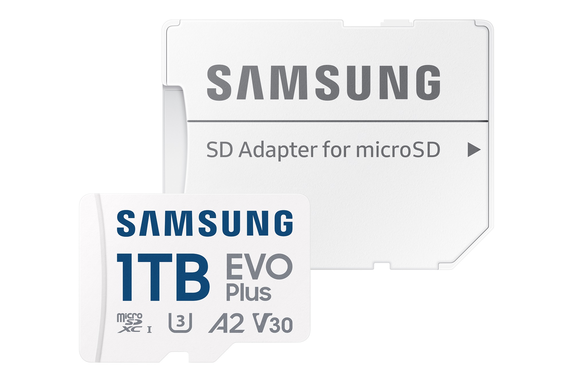 Samsung EVO Plus/micro SDXC/1TB/UHS-I U3 / Class 10/+ Adaptér/Bílá