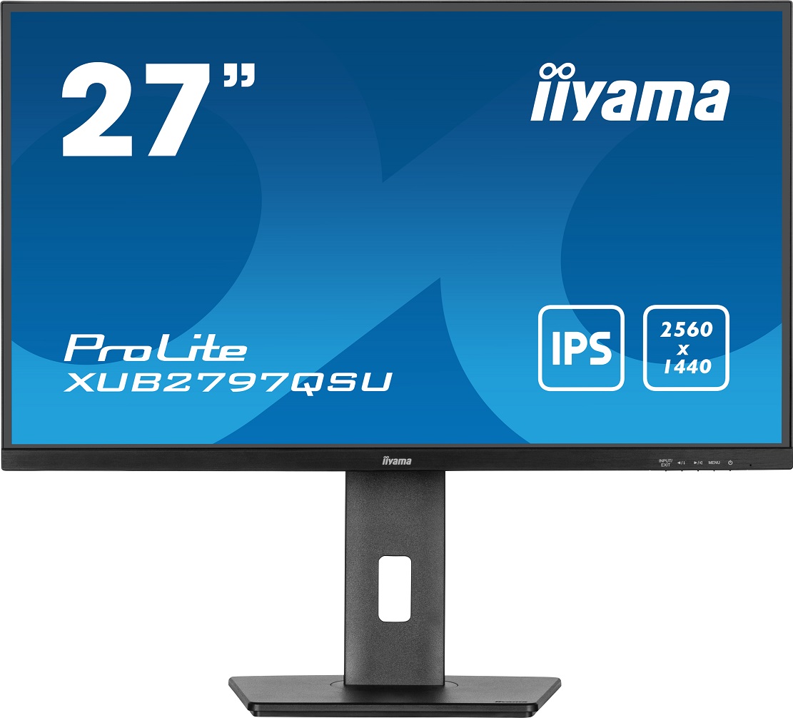 27" iiyama XUB2797QSU-B1:IPS,QHD,HDMI,DP,HAS