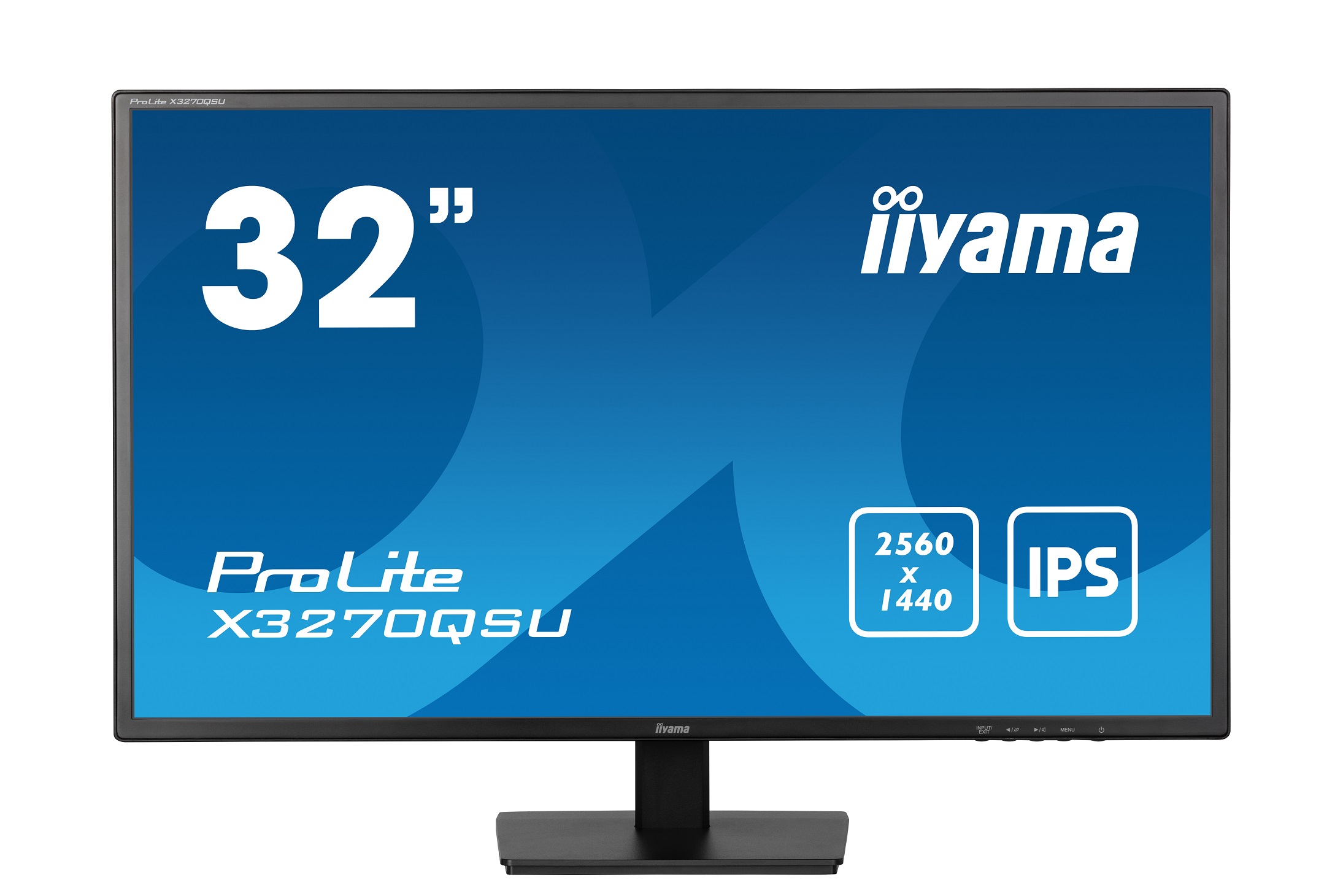 32" iiyama X3270QSU-B1:IPS,QHD,DP,USB,repro