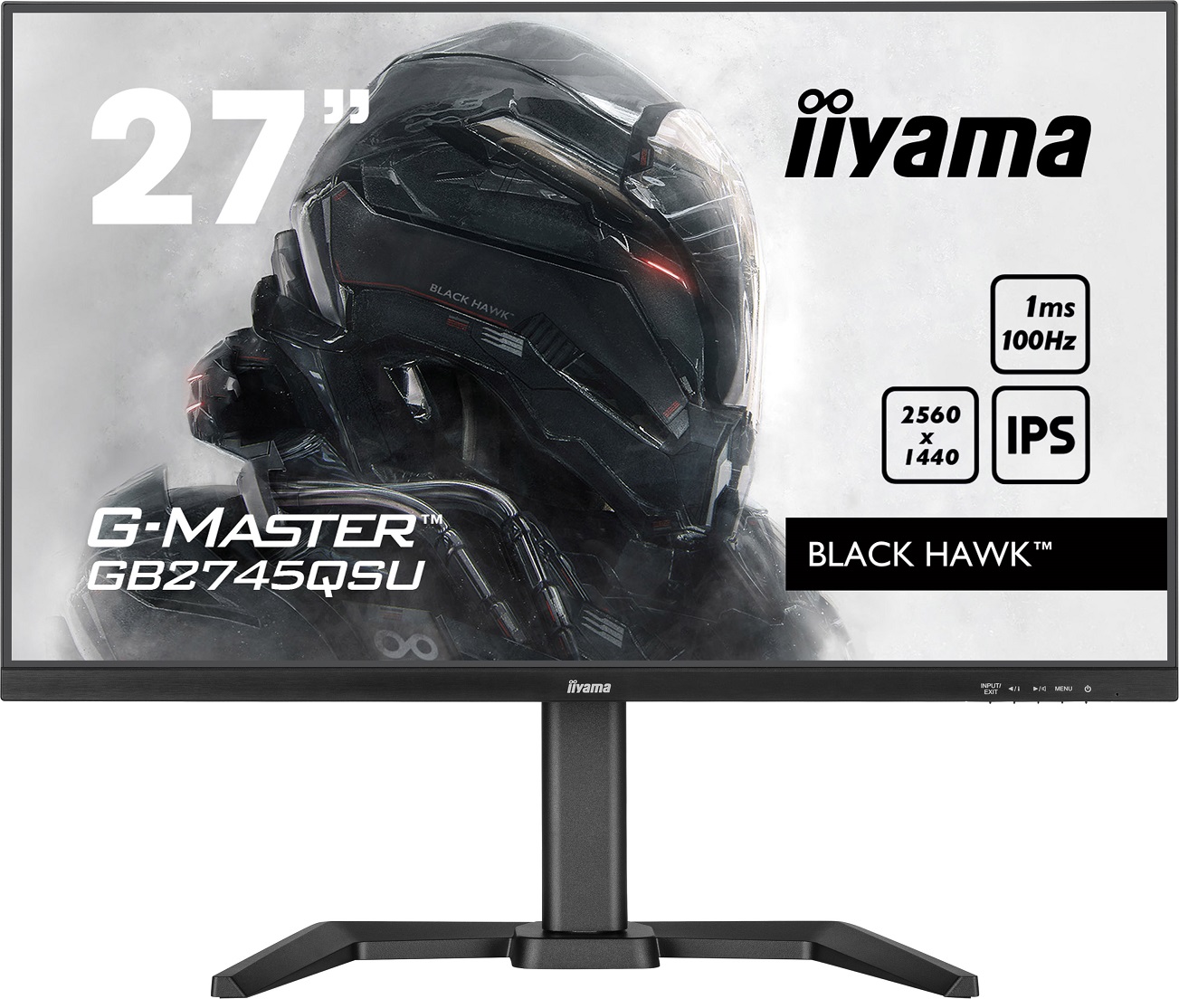 iiyama G-Master/GB2745QSU-B1/27"/IPS/QHD/100Hz/1ms/Black/3R