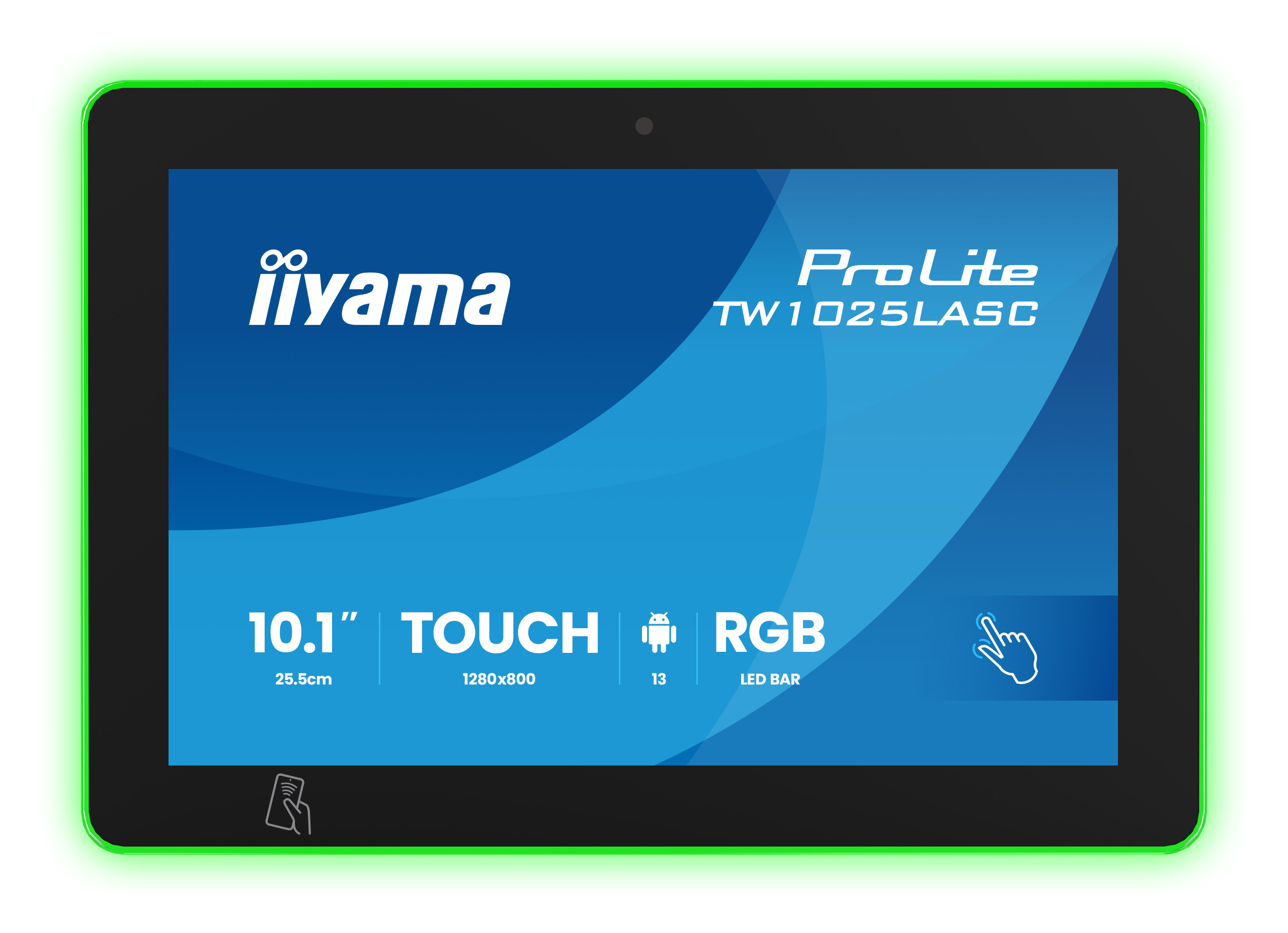 10" iiyama TW1025LASC-B3PNR: IPS, HD, cam, mic