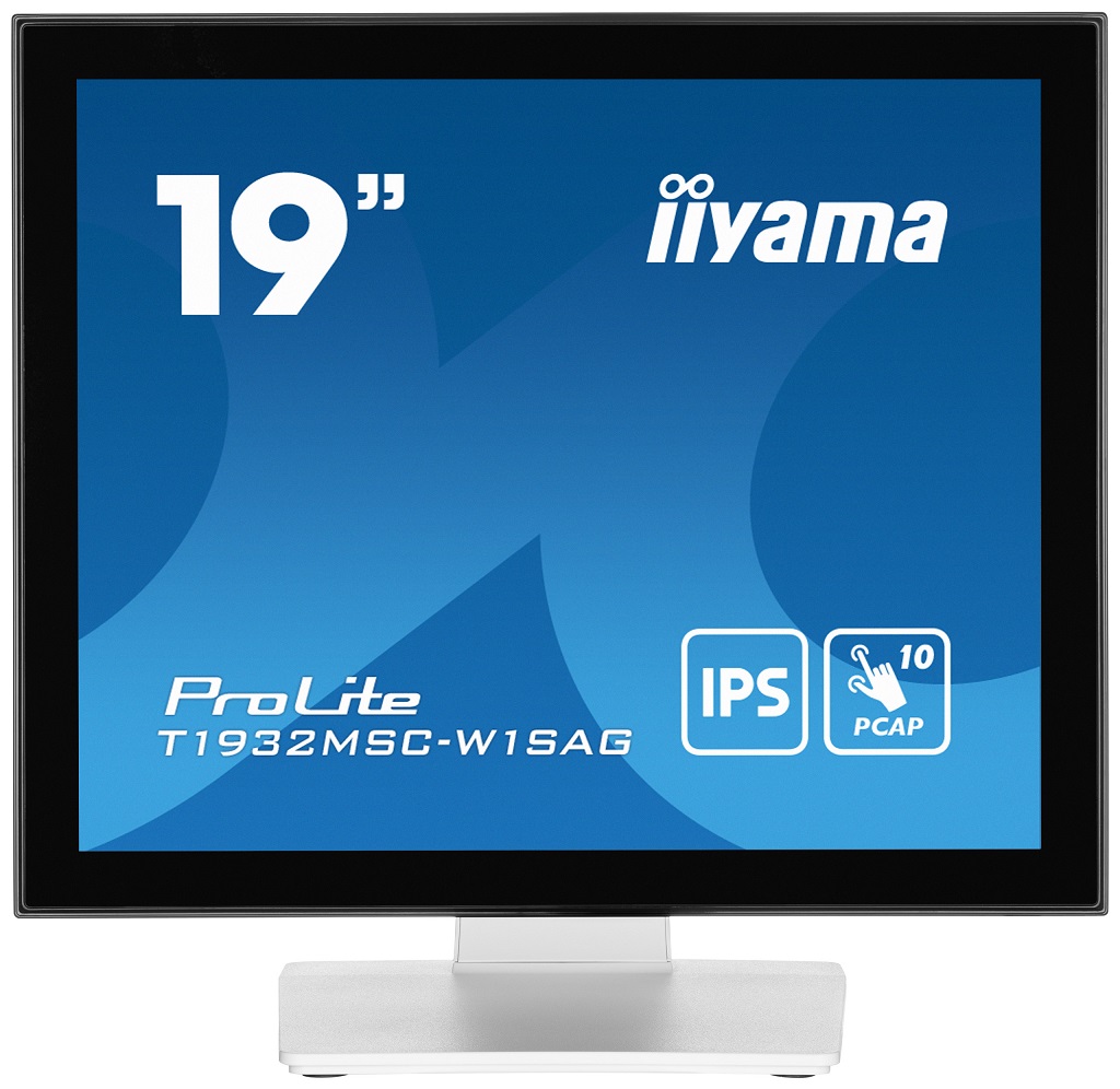 19" iiyama T1932MSC-W1SAG:IPS,SXGA,PCAP,HDMI,DP,