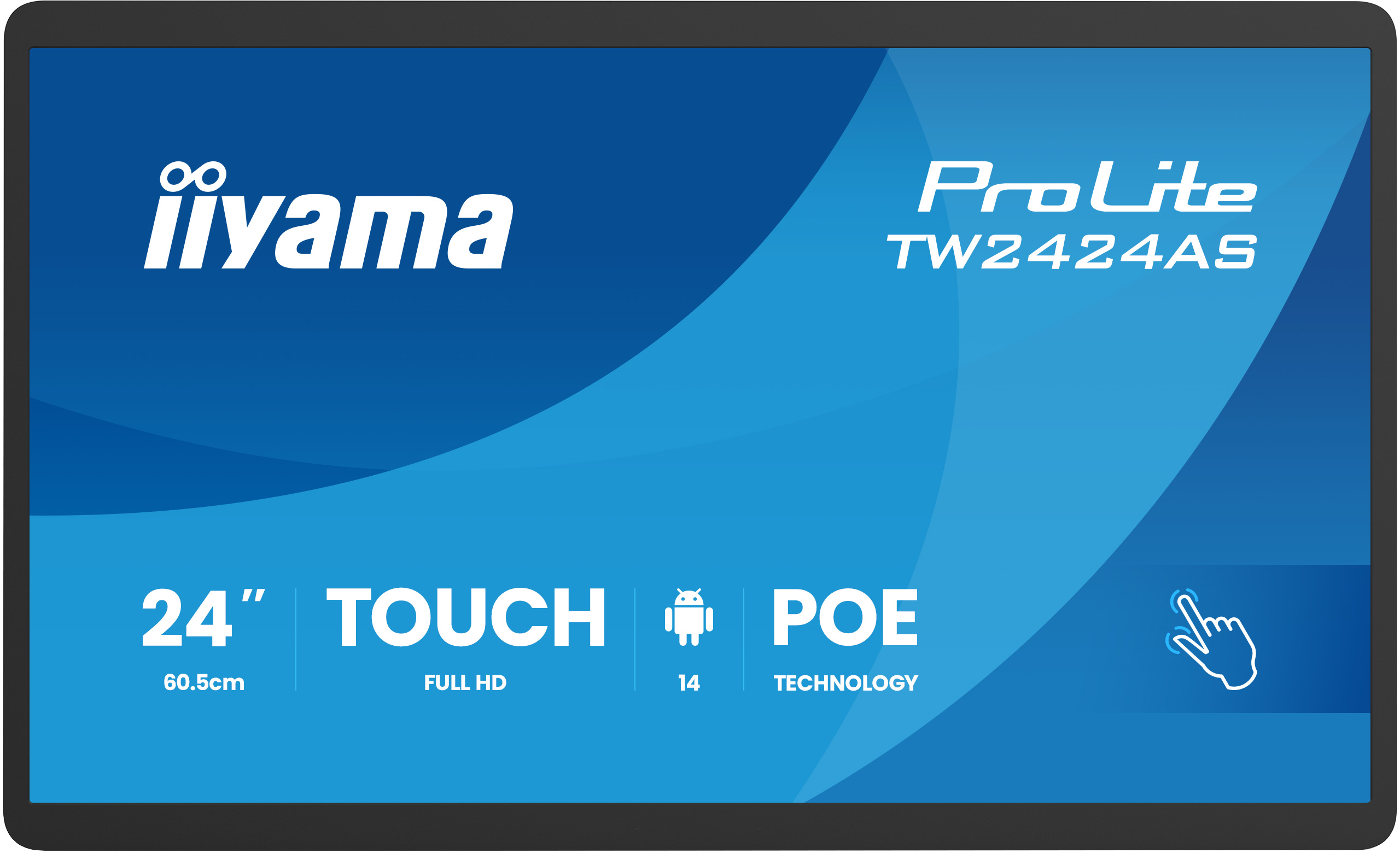 24" iiyama TW2424AS-B3P: IPS, FHD, Android