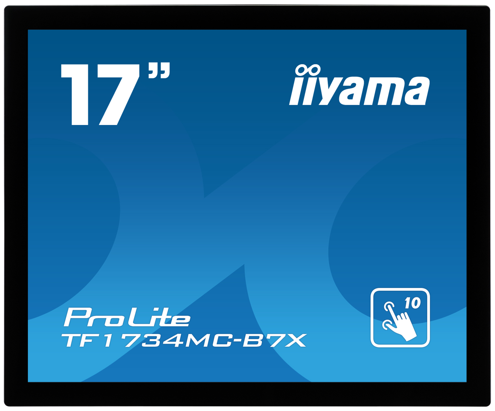 17" iiyama TF1734MC-B7X: TN, 1280x1024, capacitive, 10P, 350cd/m2, VGA
