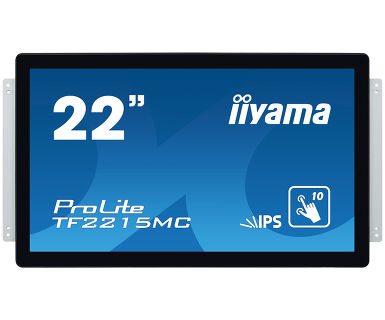22" iiyama TF2215MC-B2: IPS, FullHD, capacitive, 10P, 350cd/m2, VGA, D