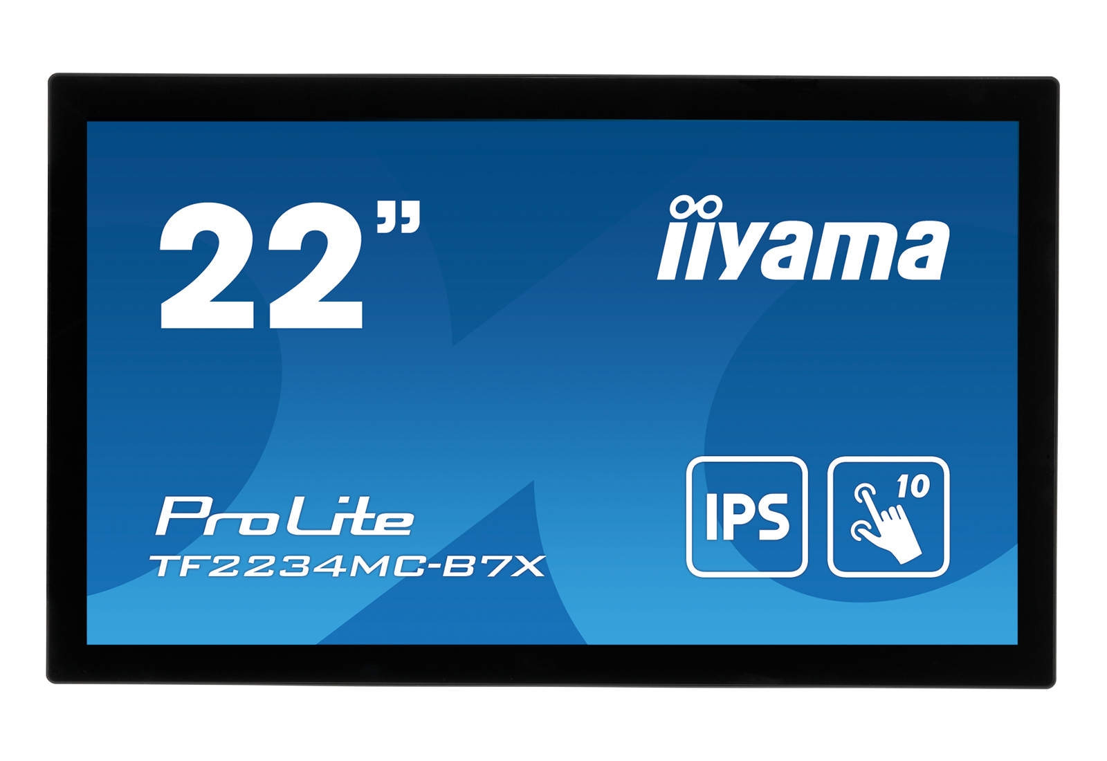 22" iiyama TF2234MC-B7X: IPS, FullHD, capacitive, 10P, 350cd/m2, VGA,