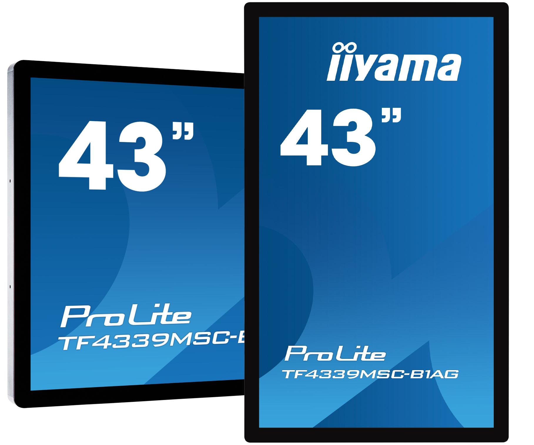 43" iiyama TF4339MSC-B1AG: AMVA, FullHD, capacitive, 12P, 400cd/m2, VG