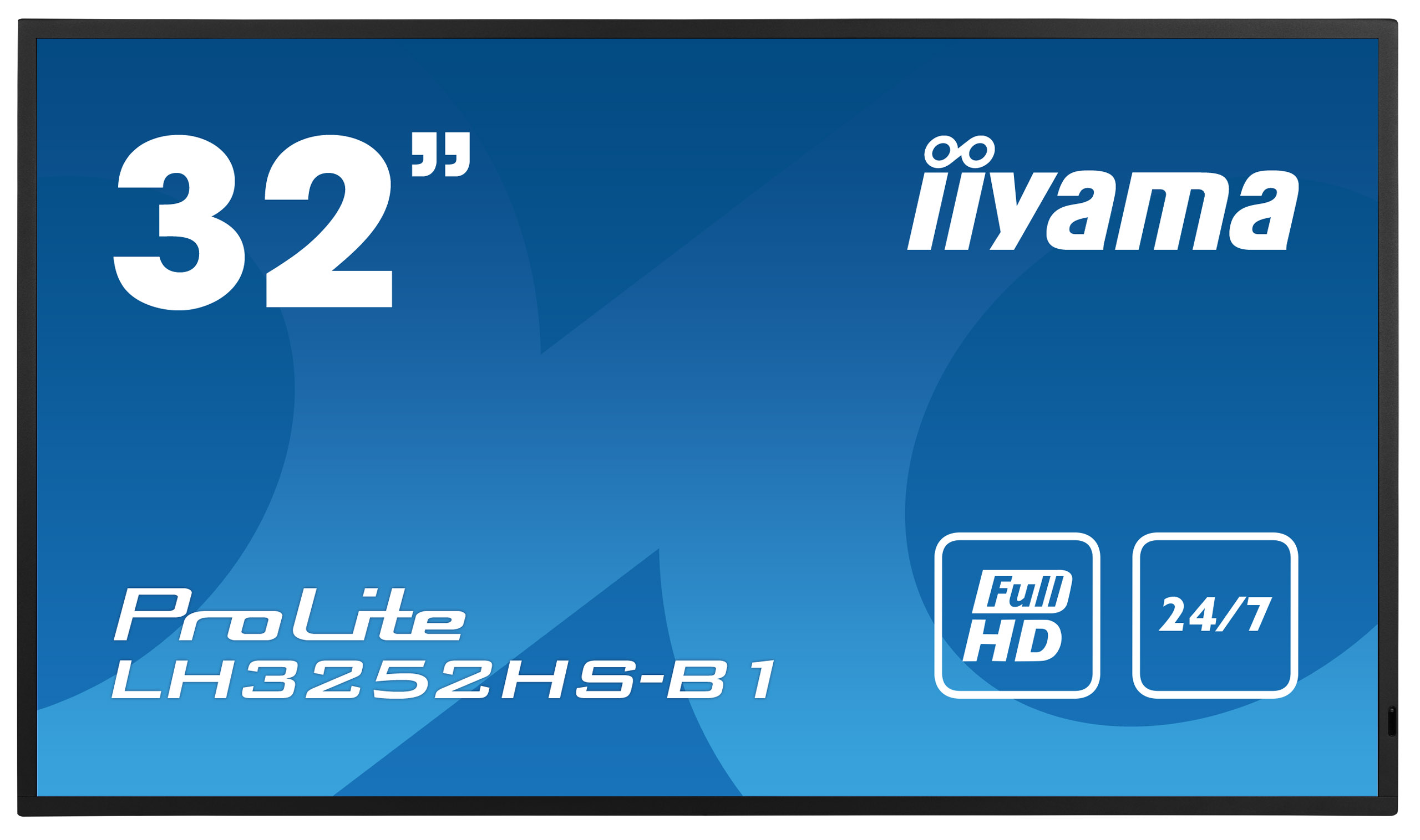 32" iiyama LH3252HS-B1: IPS, FullHD, 400cd/m2, 24/7, LAN, Android 8.0 černý