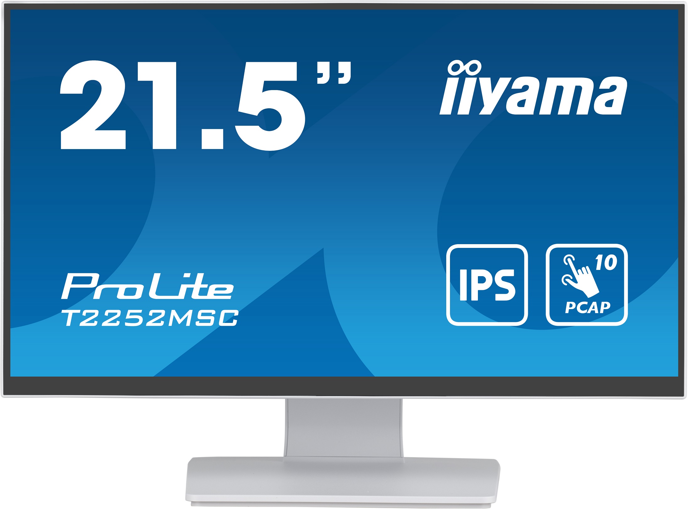 22" LCD iiyamaT2252MSC-W2: IPS,FHD,10P,DP,HDMI