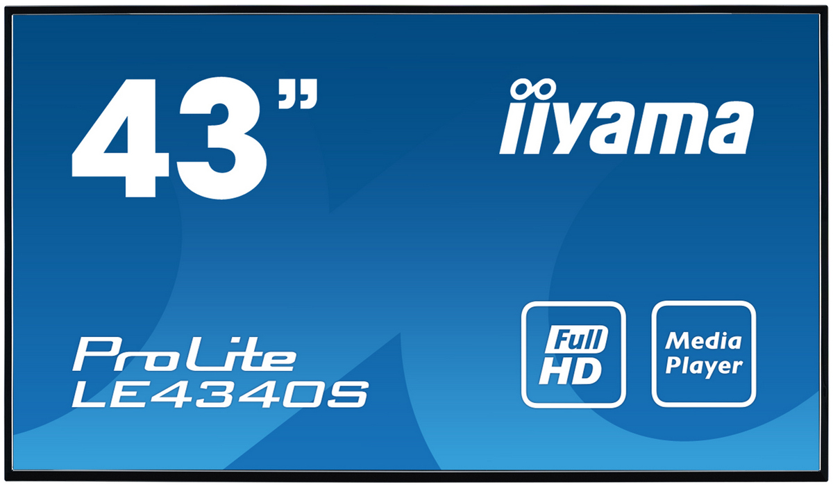 43" LCD iiyama ProLite LE4340S-B3 -AMVA3,FHD,USBmp