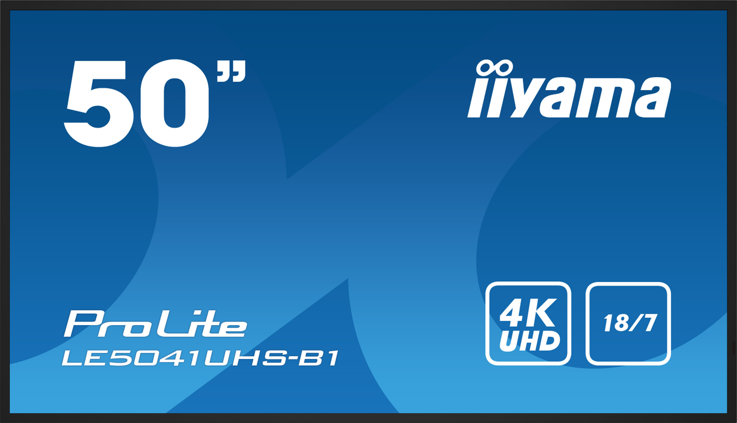 50" iiyama LE5041UHS-B1:VA,4K UHD,18/7,RJ45,HDMI