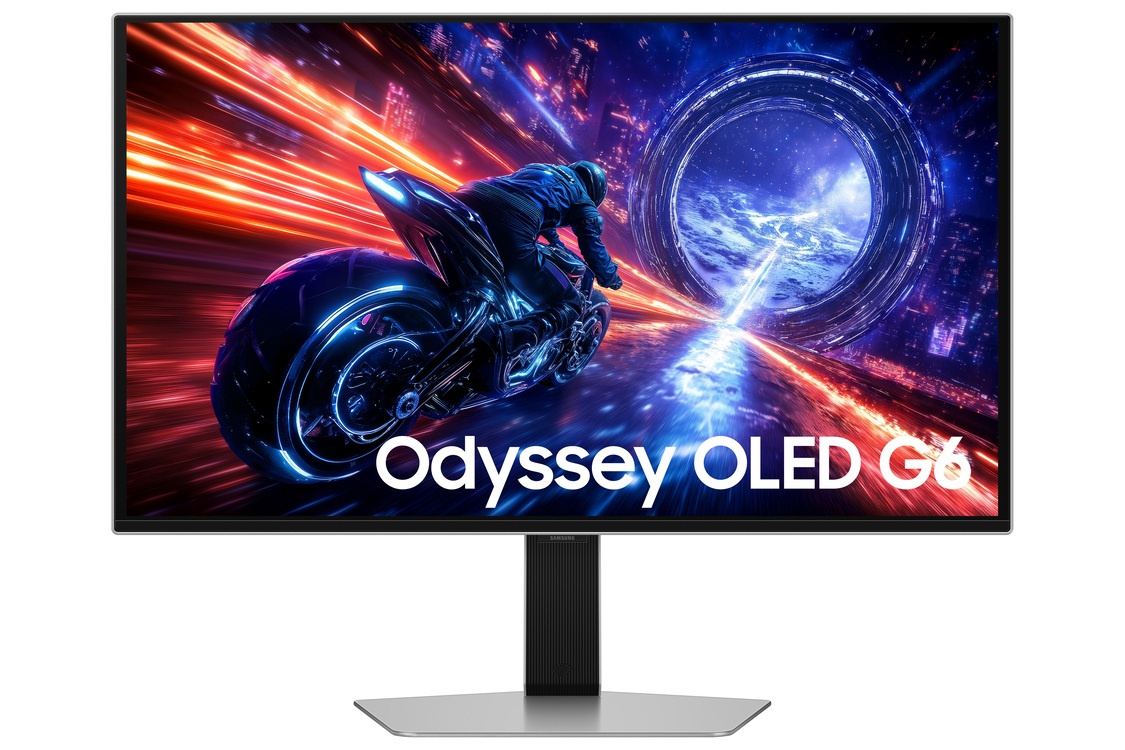Samsung Odyssey OLED G6/G60SF/27"/OLED/QHD/500Hz/0,03ms/Strieborná/2R