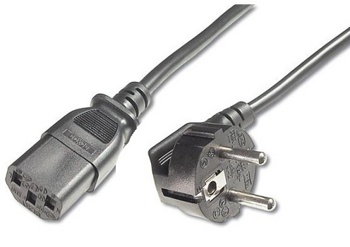 Síťový napájecí kabel 230V k počítači, 1.8 m