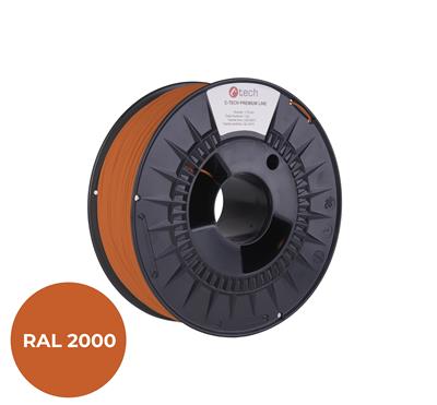 Filament C-TECH PREMIUM LINE, ASA, žltooranžová, RAL2000, 1,75mm, 1kg