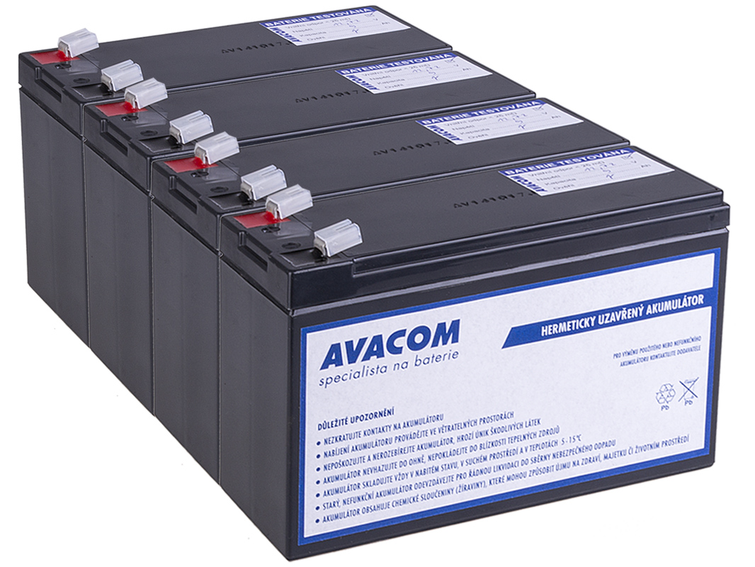 Bateriový kit AVACOM AVA-RBC133-KIT náhrada pro renovaci RBC133 (4ks b