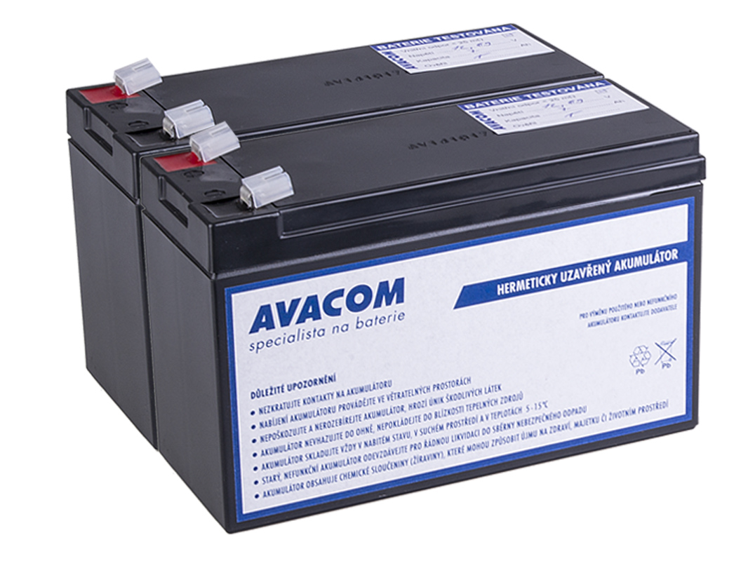 Bateriový kit AVACOM AVA-RBC22-KIT náhrada pro renovaci RBC22 (2ks bat